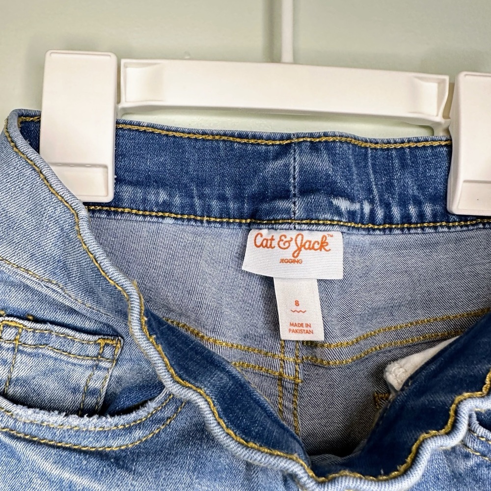 Cat & Jack Slim Elastic Waste Jeggings / Jeans Girls 8 - Picture 10 of 10